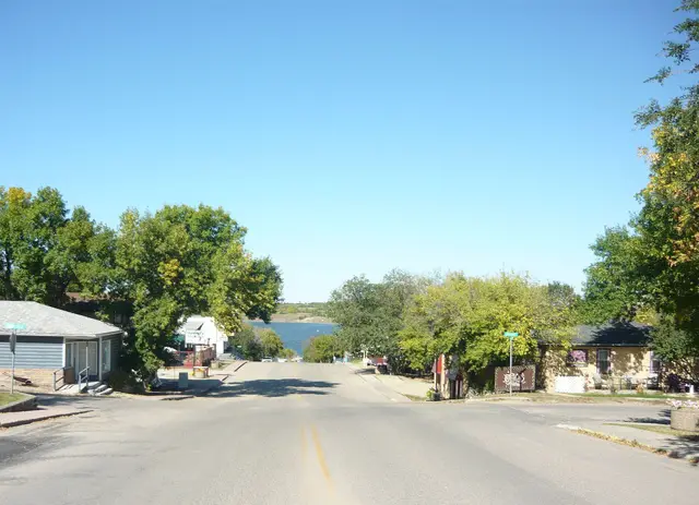 Centre Street looking toward Last Mountain Lake